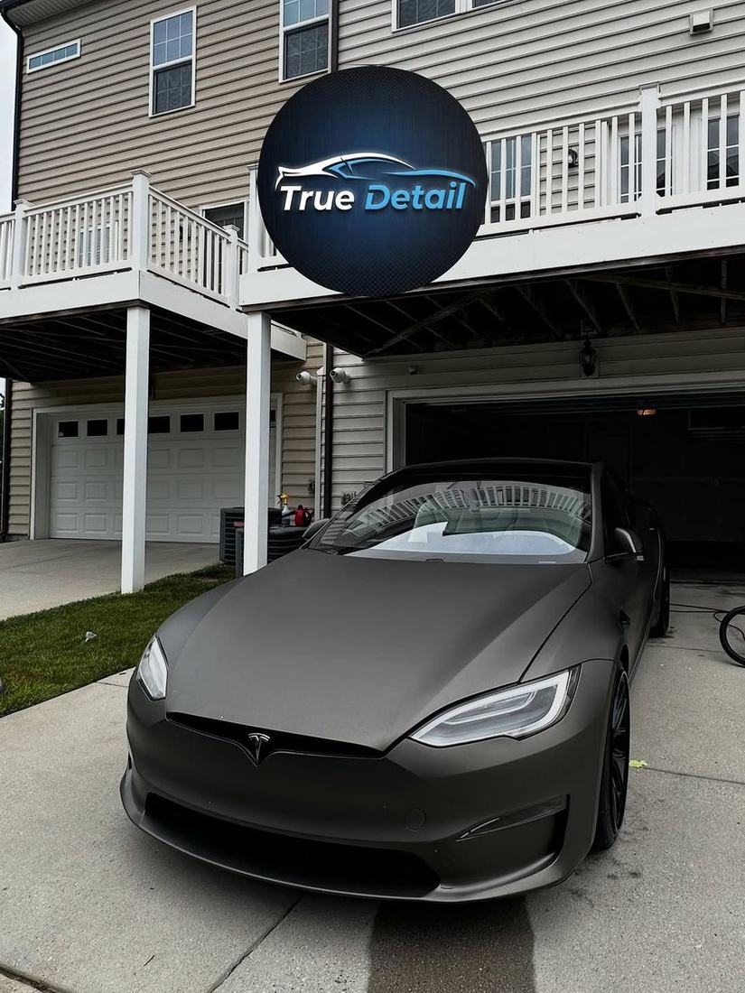Tesla Model S Plaid detailed by True Detail in Baltimore County MD